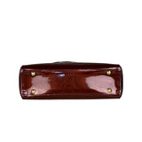 Louis Vuitton Burgundy Monogram Melrose Avenue Vernis  Handbag