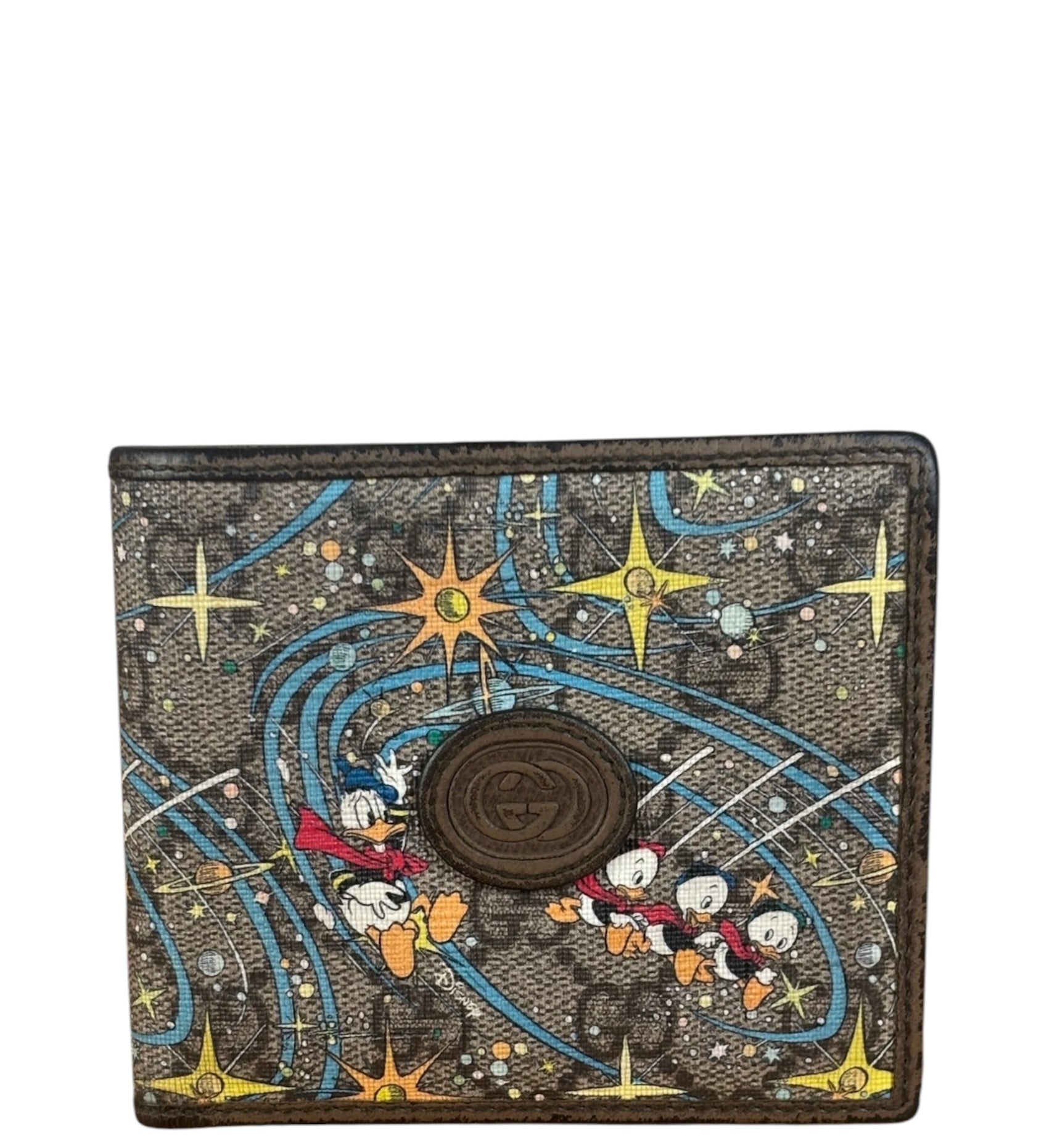 Gucci x Disney Donal Duck Compact Wallet