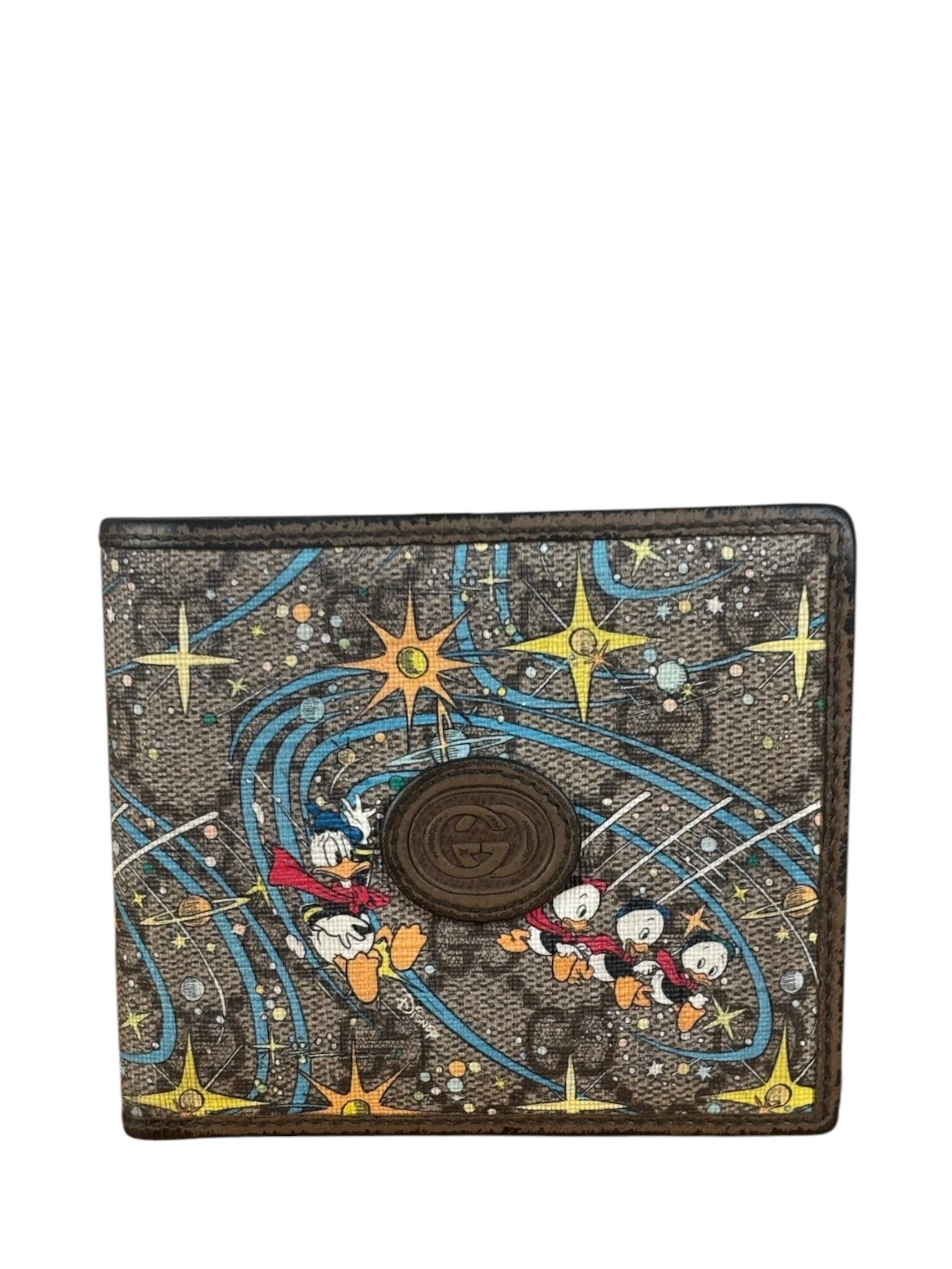 Gucci x Disney Donal Duck Compact Wallet