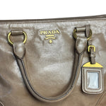 Prada Vitello Shine 2Way Tote Bag
