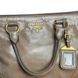 Prada Vitello Shine 2Way Tote Bag