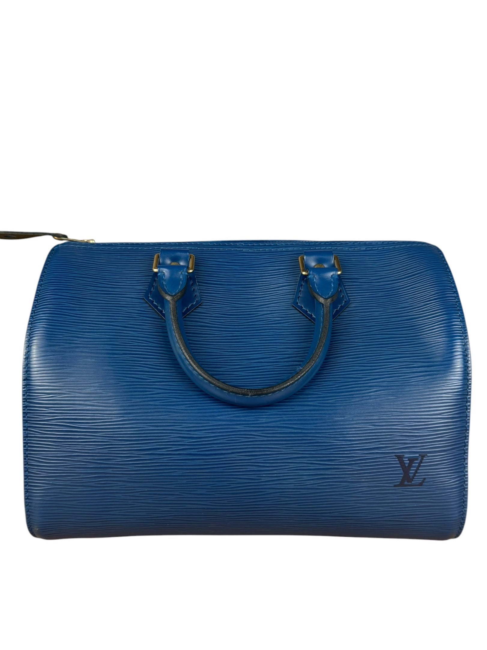 Louis Vuitton Vintage Blue Epi Speedy 25
