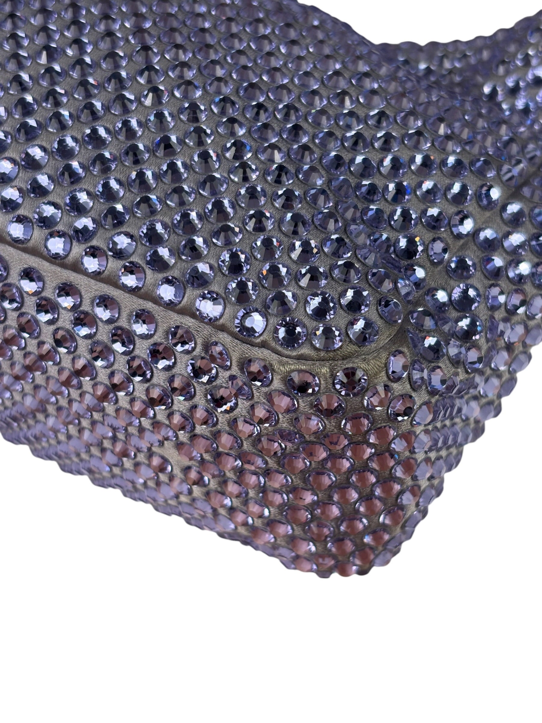 Prada Purple Crystal Re-Edition Pochette