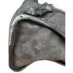 Balenciaga Dark Grey Covered Brogues City Bag
