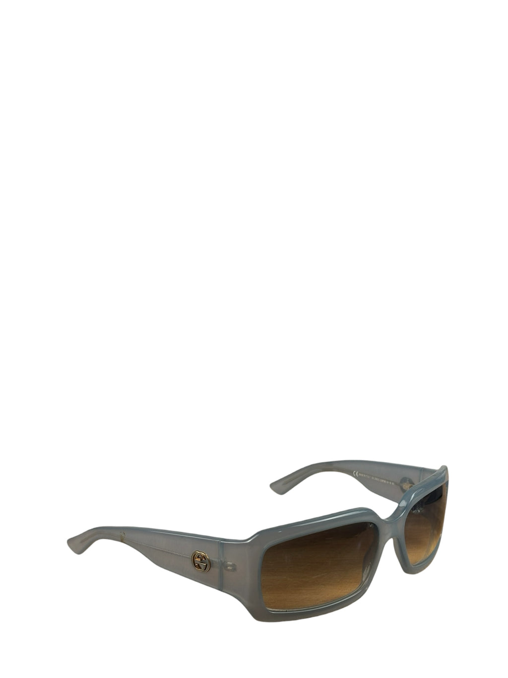 Gucci Light Blue Rectangular GG2593/S Sunglasses