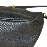 Prada Black Pebbled Leather Pochette