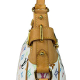 Louis Vuitton White Murakami Greta Hobo Shoulder Bag