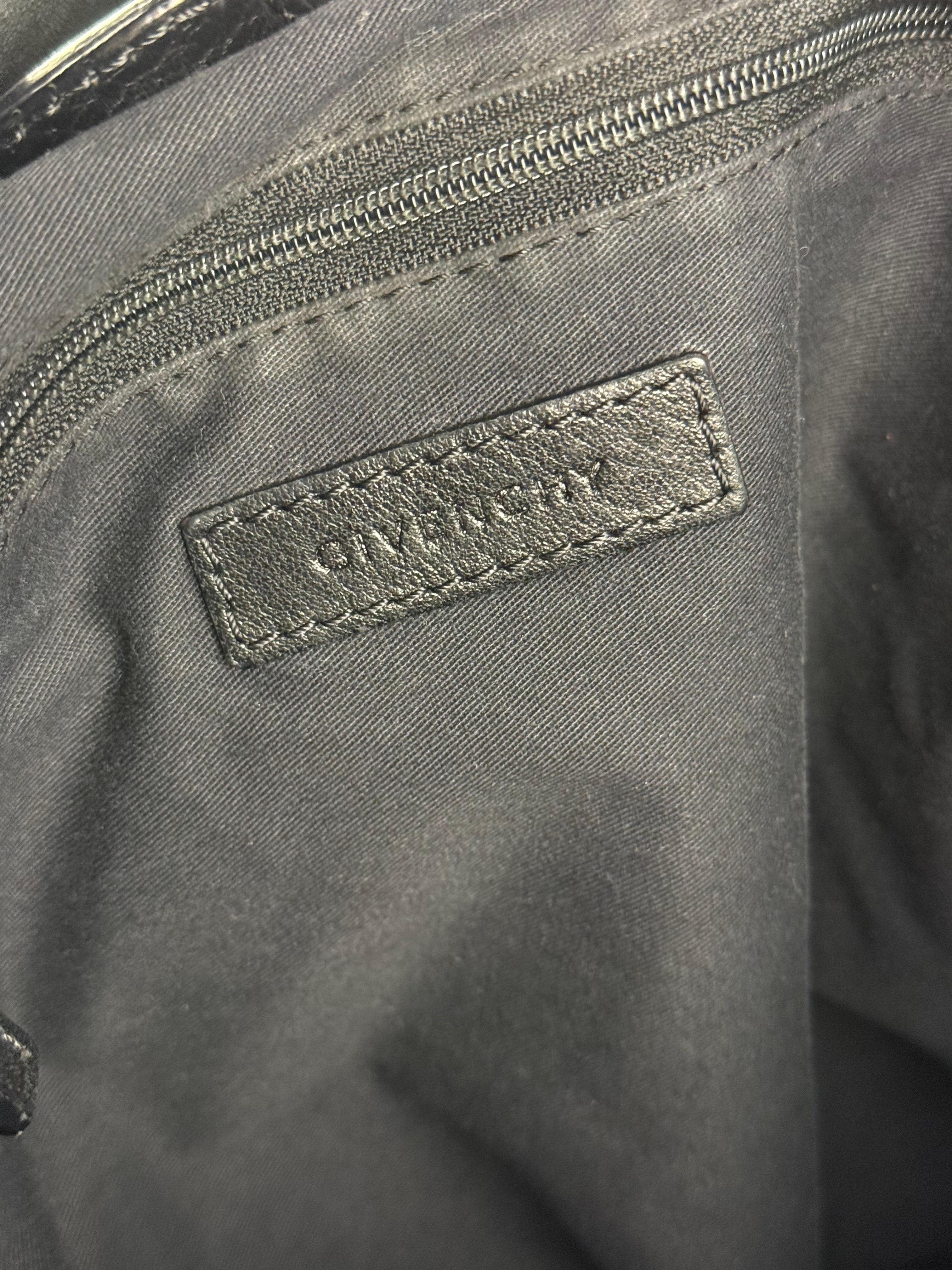 Givenchy Black Leather Hobo Bag