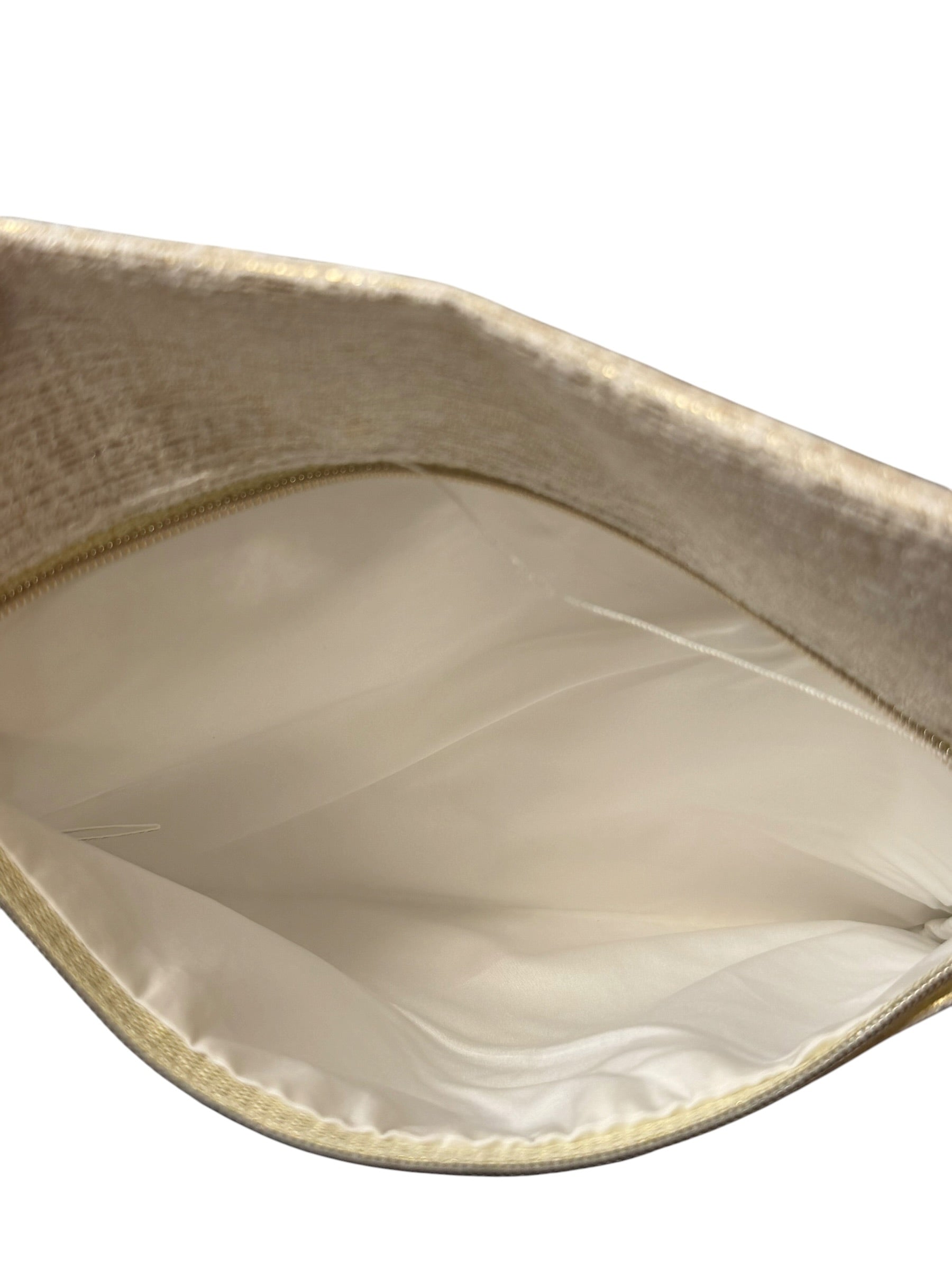 Chanel Beauty Metallic Cosmetic Travel Pouch