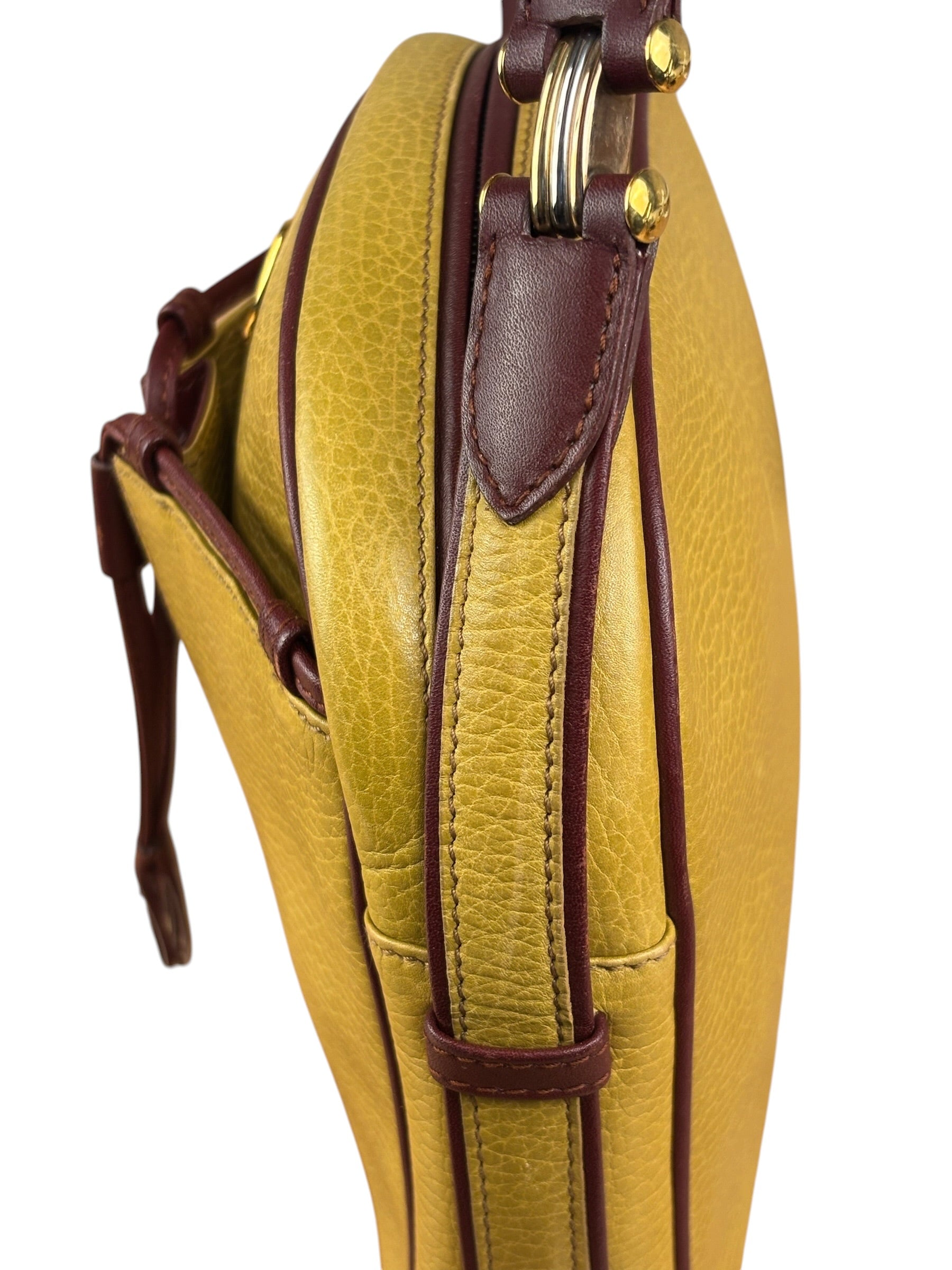 Cartier Vintage Leather Crossbody Camera Bag