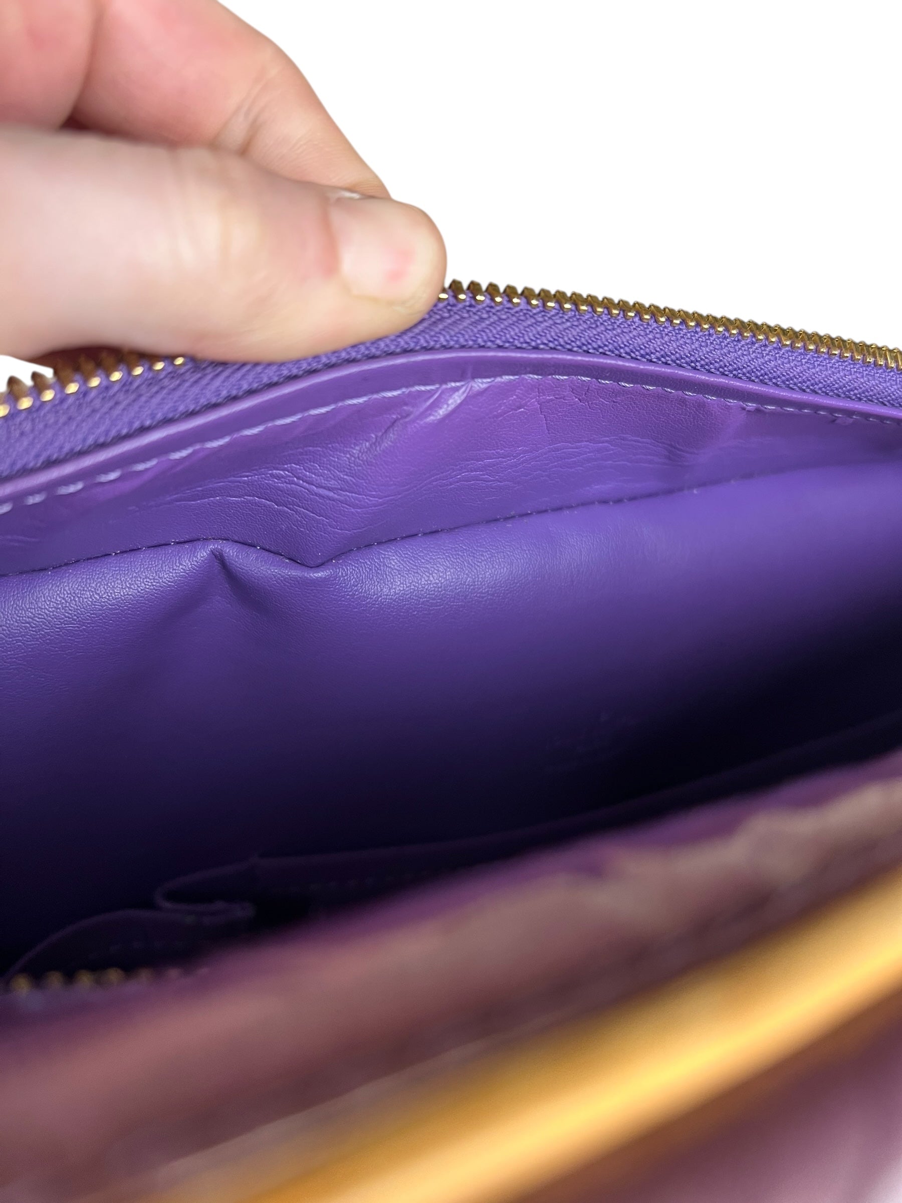 Louis Vuitton Vernis Purple Sutton Handbag
