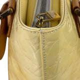 Louis Vuitton Yellow Vernis Houston Tote MM
