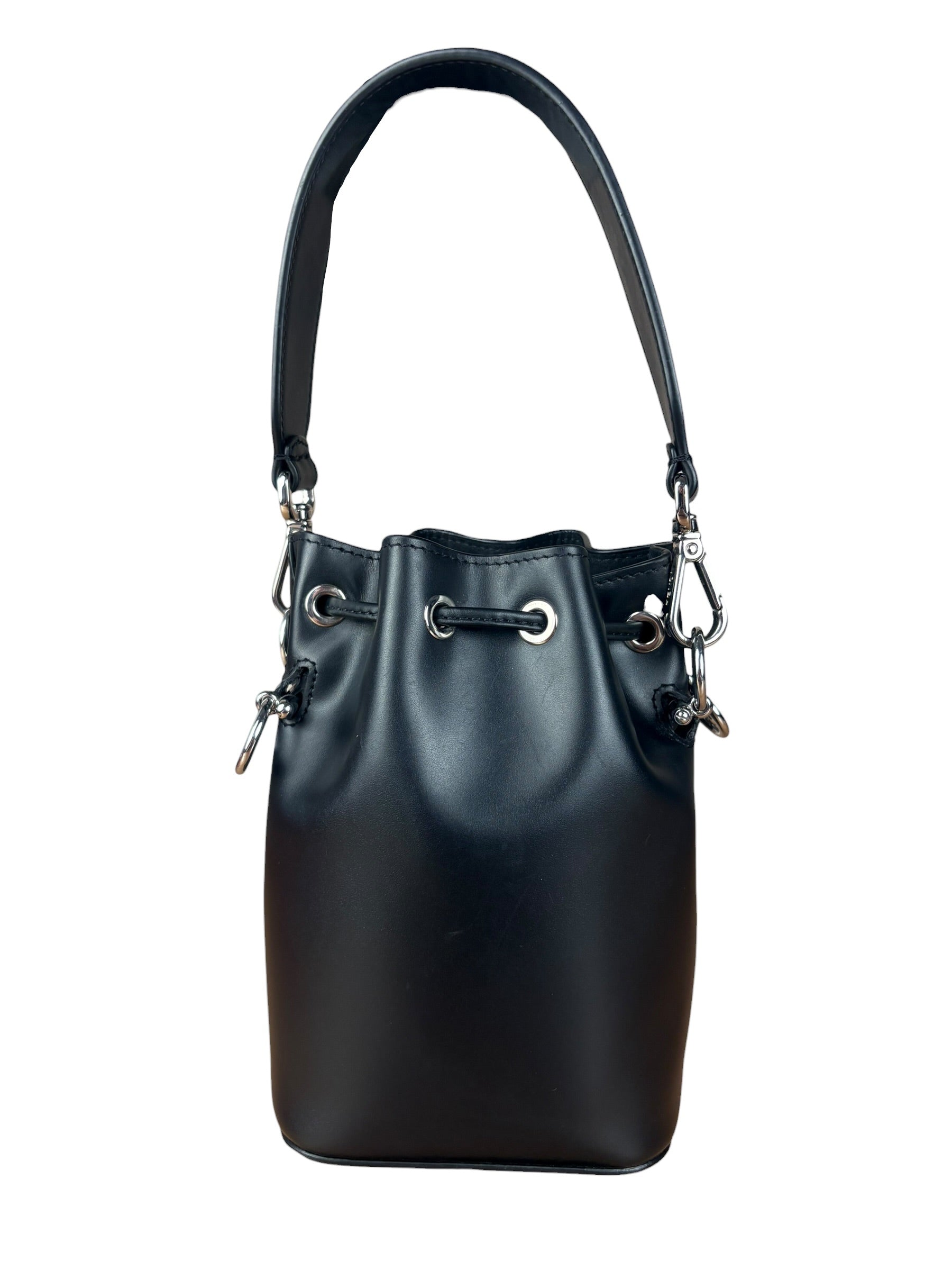 Fendi Black Mon Trésor Mini Bucket Bag