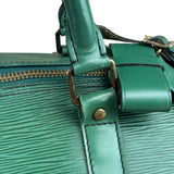 Louis Vuitton Vintage Borneo Green Epi Keepall Bag