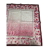 Christian Dior Vintage Floral Print Silk Handkerchief/Scarf