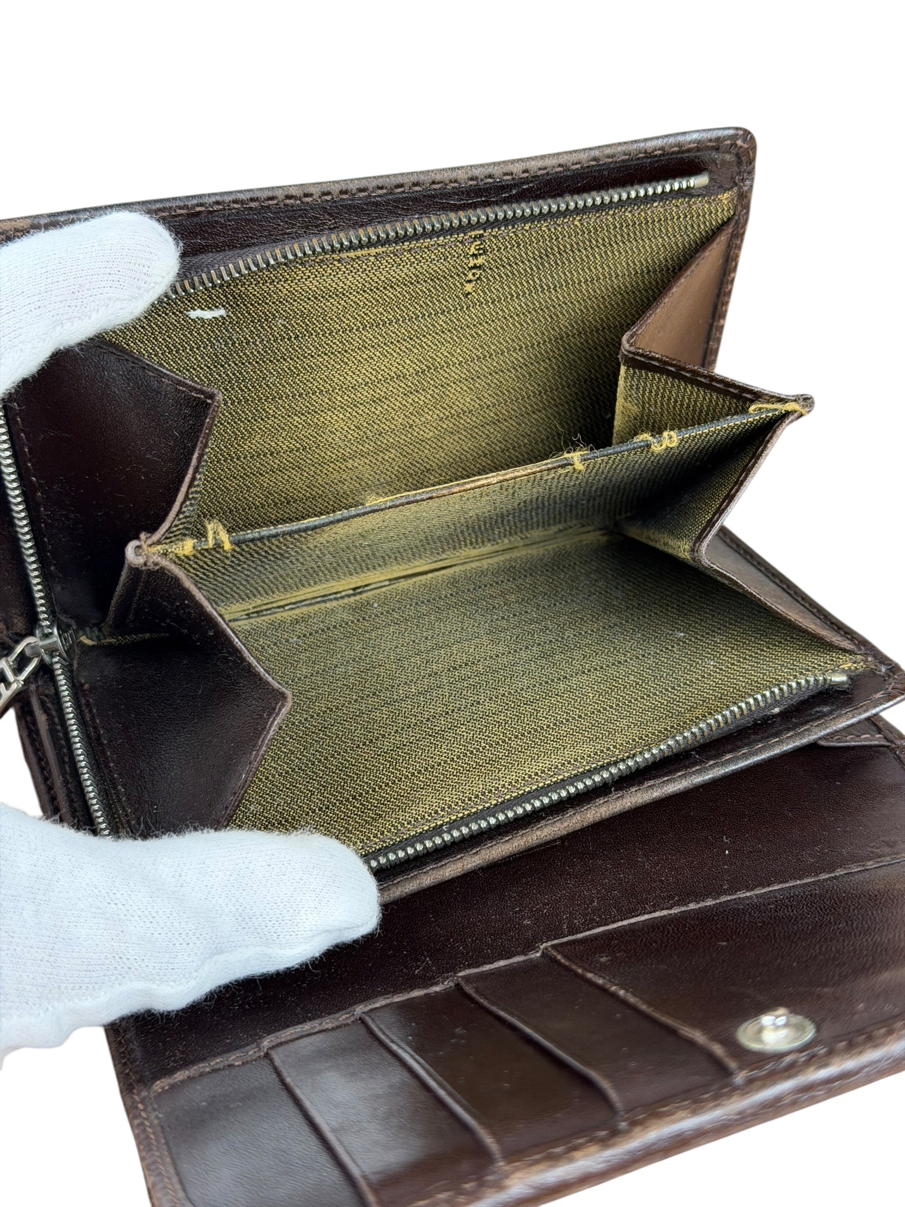 Fendi Zucca Monogram Canvas Trifold Wallet