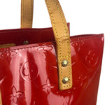 Louis Vuitton Red Canvas Monogram Vernis Hand Bag