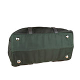 Prada Vintage Green Nylon Top Handle Bowler Bag