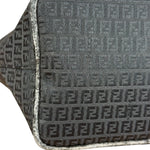 Fendi FF Black Canvas Logo Tote