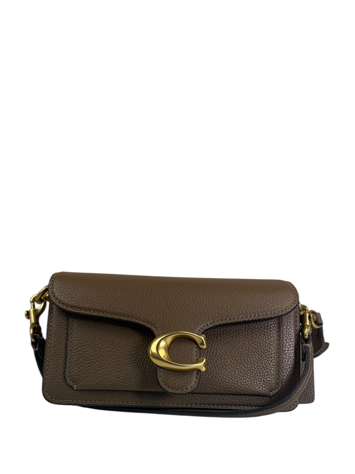 Coach Taupe Leather Tabby Two-Way Bag