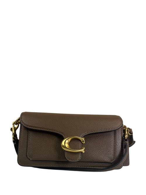 Coach Taupe Leather Tabby Two-Way Bag