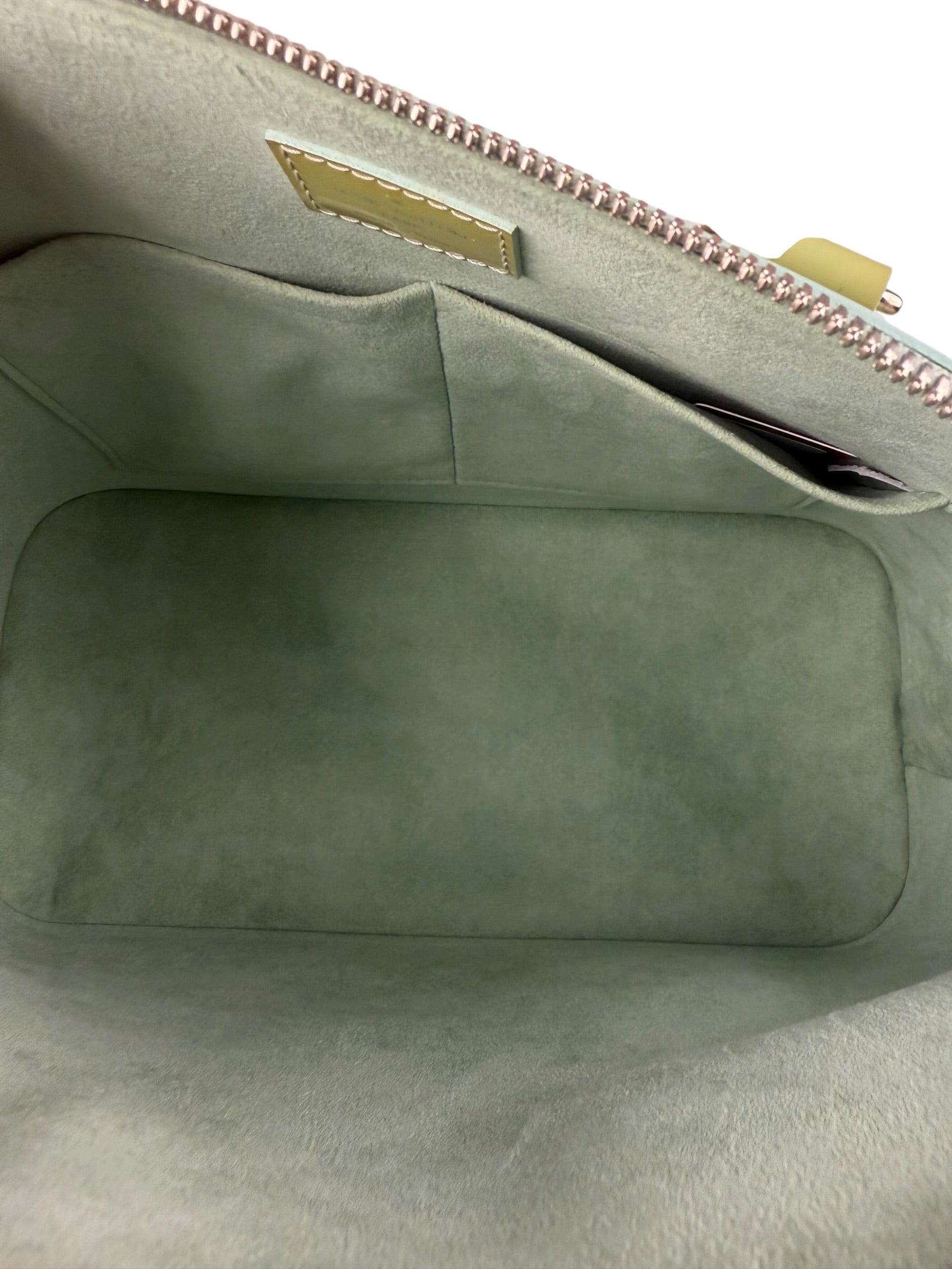 Louis Vuitton Green Patent Epi Alma Handbag
