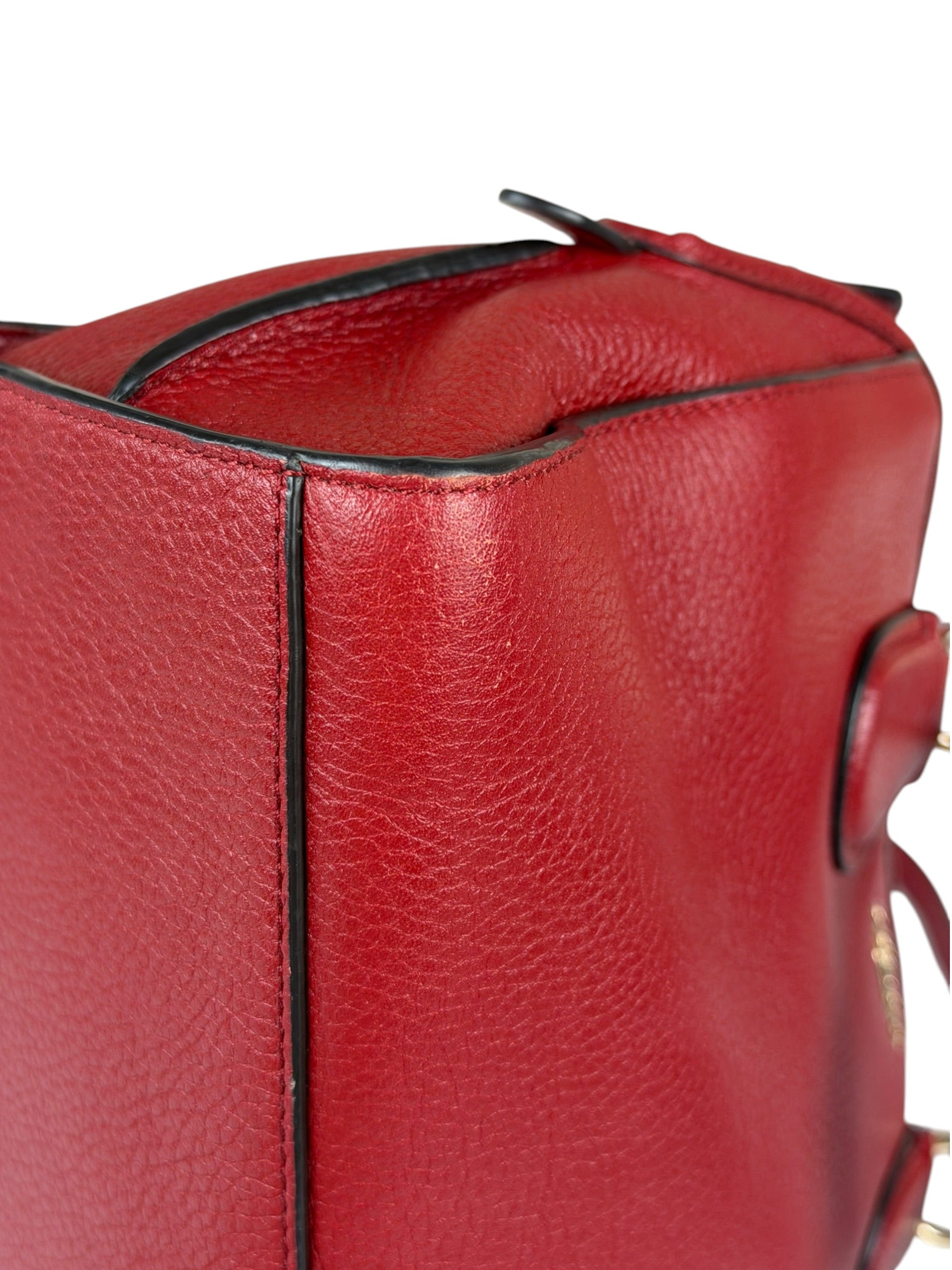 Coach Red Leather Mini Rowan Two-Way Bag