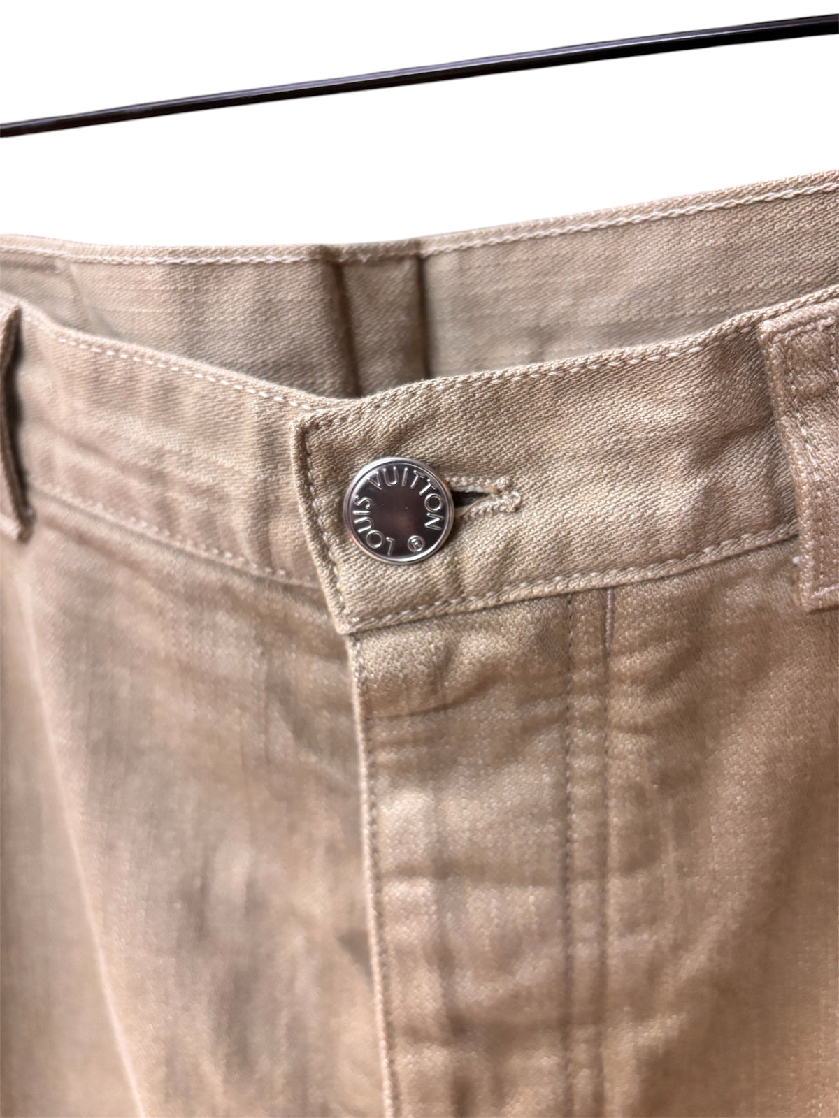 Louis Vuitton Khakhi Cotton Trousers