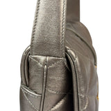 Saint Laurent Metallic Bronze Lambskin Quilted Le 57 Shoulder Bag