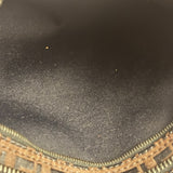 Fendi FF Vintage Brown Zucca Print Zip Shoulder Tote