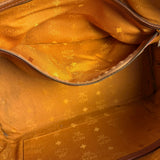 MCM Vintage Leather Logo Boston Handbag