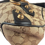 Gucci GG Canvas Web Horsebit Shoulder Bag