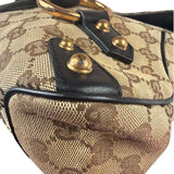 Gucci GG Canvas Web Horsebit Shoulder Bag