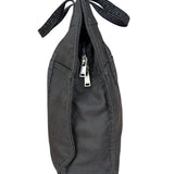 Hermes Grey Canvas Herline Tote Bag
