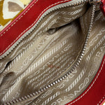 Prada Multicolor Nylon Leather Trim Shoulder Bag