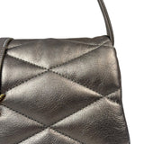 Saint Laurent Metallic Bronze Lambskin Quilted Le 57 Shoulder Bag