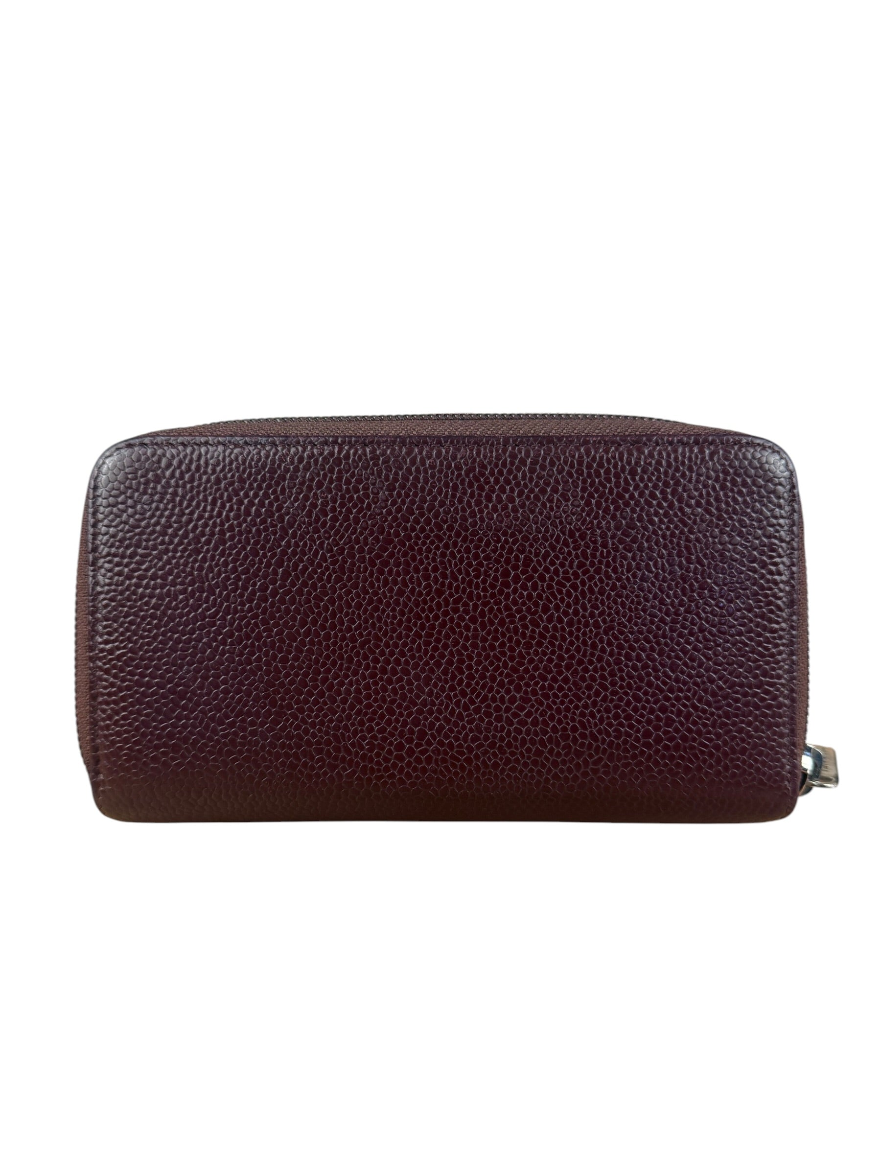 Chanel CC Caviar Leather Timeless Zip-Around Wallet-2014