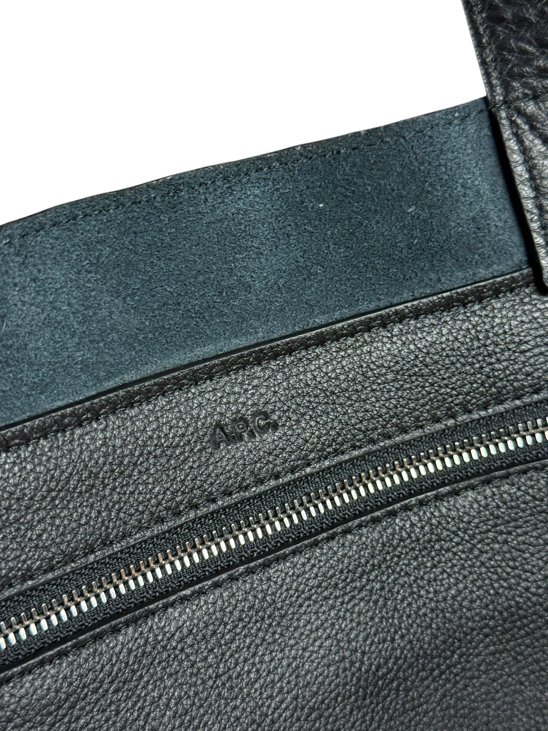 A.P.C. Leather Tote Black