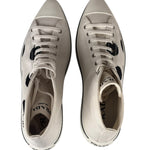 Prada Canvas Olka Dot High Top Point Sneakers