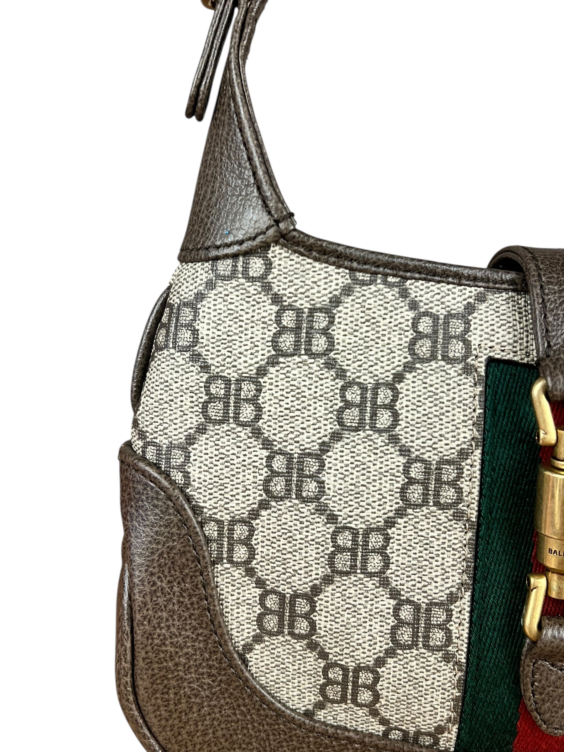 Gucci x Balenciaga BB Supreme Web Mini Jackie