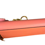 Fendi FF Diamonds Continental Peach Wallet on Chain