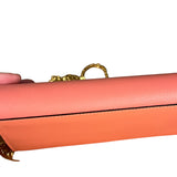 Fendi FF Diamonds Continental Peach Wallet on Chain