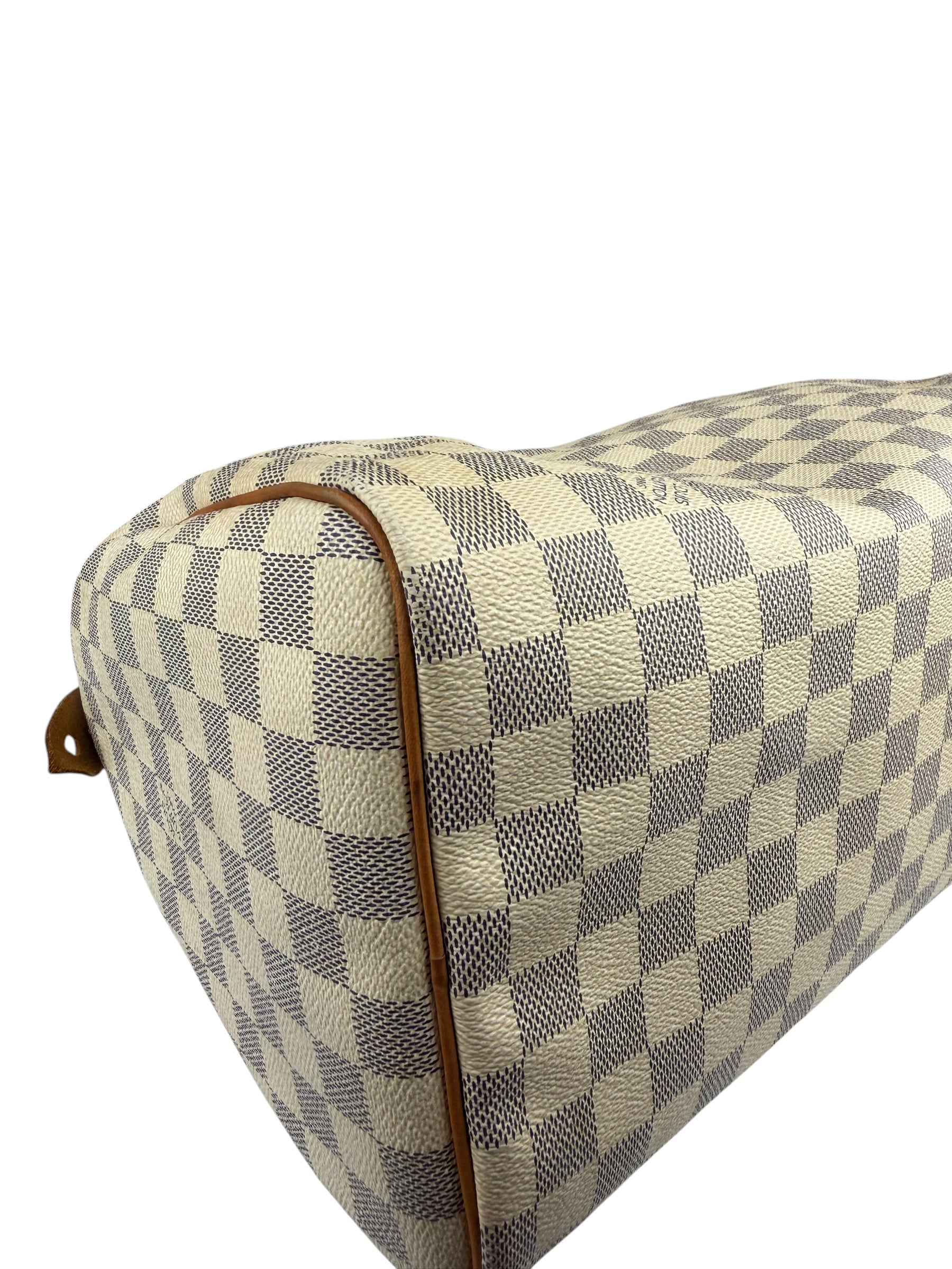 Louis Vuitton Damier Azur Speedy Hand Bag