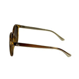 Gucci Brown Translucent GG3697/S Round-To-Oval Sunglasses