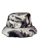 Prada Grey/Black Padded Re-Nylon Bucket Hat
