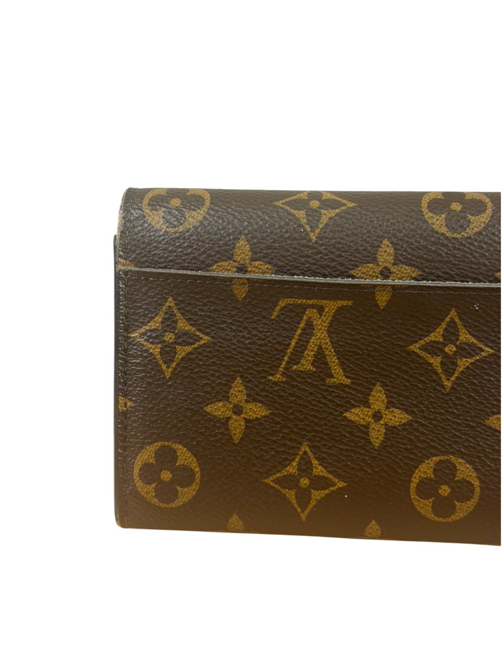 Louis Vuitton Monogram Sarah Flap Long Wallet