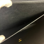 Chanel CC Black Patent Quilted Flap Briefcase Handbag '95
