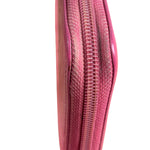 Chanel Pink Camellia Embossed Leather Zip-Around Wallet 2012