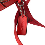 Coach Miami Red Leather Pace Belt Bag