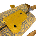 Christian Dior Yellow Oblique Canvas Lingot 22 Shoulder Bag